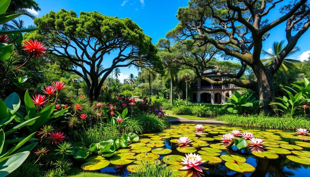 Botanischer Garten Pamplemousses Mauritius