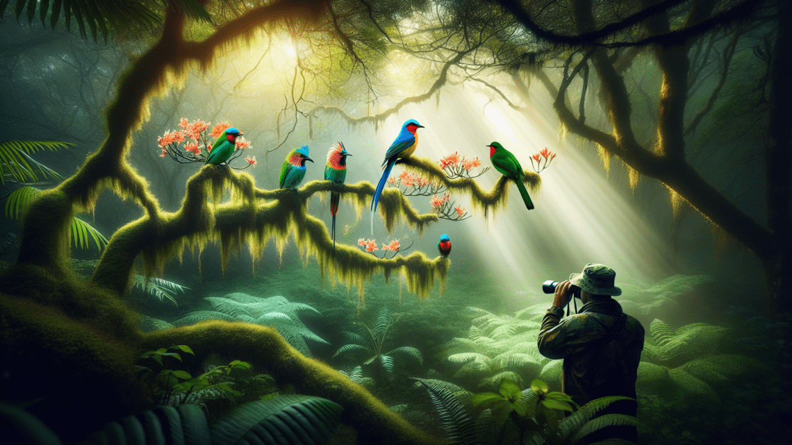 Beobachtung der endemischen Vögel in den Naturschutzgebieten von Mauritius