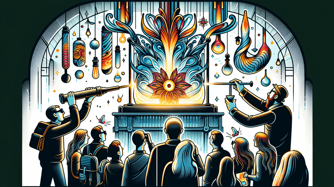 Teilnahme an einer Glasbläser Führung – beobachten Sie die Herstellung von Glasfiguren