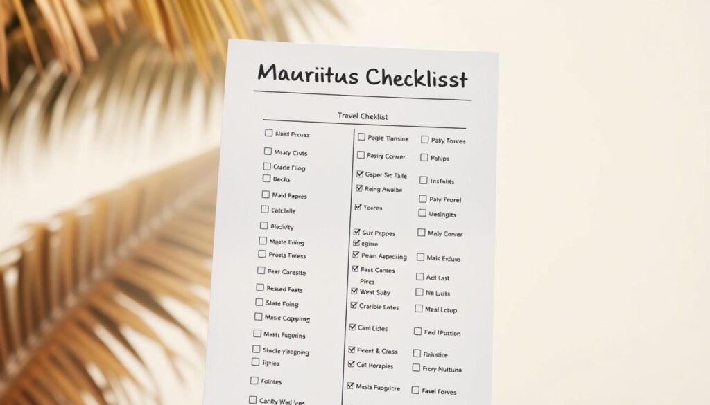 Checkliste für Reisen Checkliste für Reisen